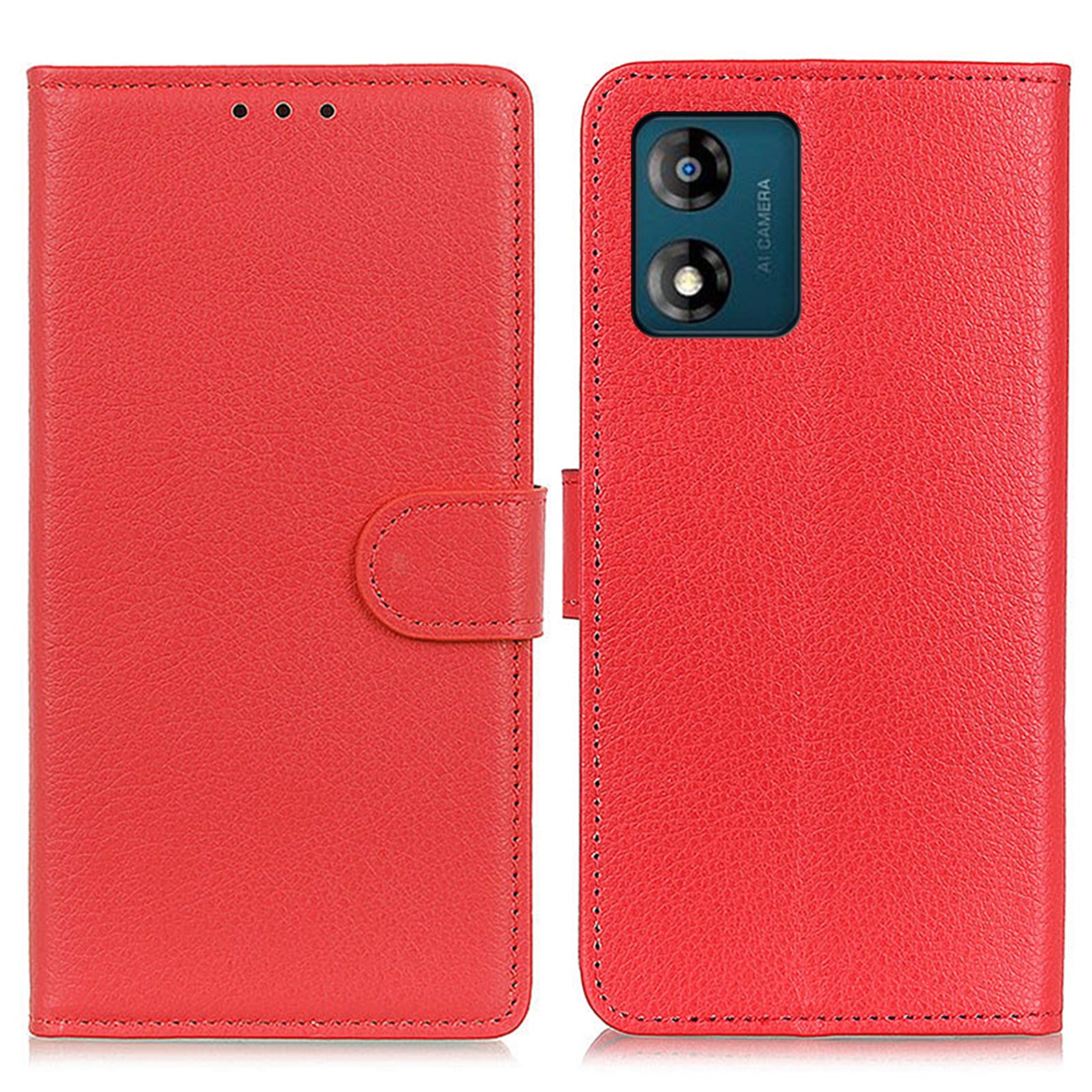 Full Protection Phone Case for Motorola Moto E13 4G Litchi Texture Flip Wallet Stand Cell Phone Cover Full Protection Phone Case for Motorola Moto E13 4G Litchi Texture Flip Wallet Stand Cell Phone Cover